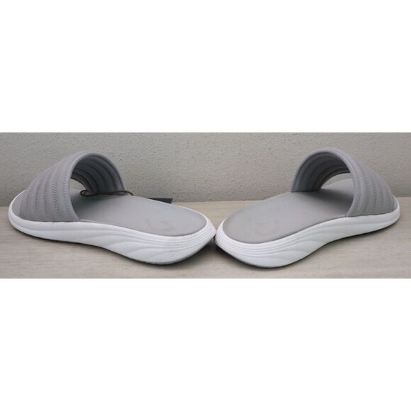 Olukai 10531-DWDW Men\'s Sz 11D Mist Gray Komo Water-Resistant Slide Sandals
